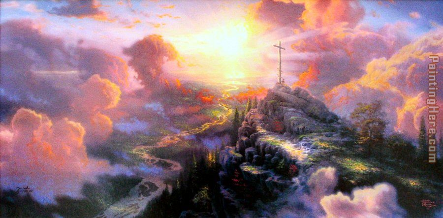 Thomas Kinkade The Cross